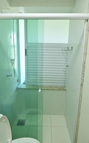 Apartamento para alugar com 46m², 1 quarto e 1 vaga Apartamento para alugar com 46m², 1 quarto e 1 vagaBanheiro da Suíte