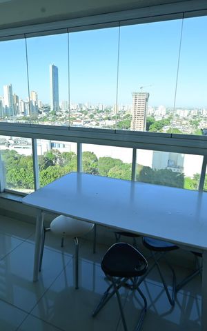 Apartamento para alugar com 46m², 1 quarto e 1 vaga Apartamento para alugar com 46m², 1 quarto e 1 vagaVaranda gourmet