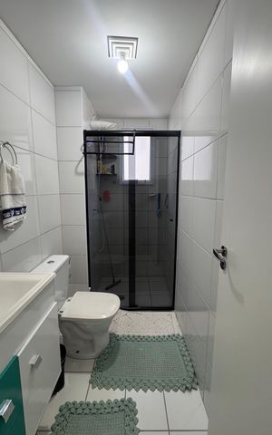Apartamento à venda com 54m², 2 quartos e 1 vaga Apartamento à venda com 54m², 2 quartos e 1 vagaBanheiro