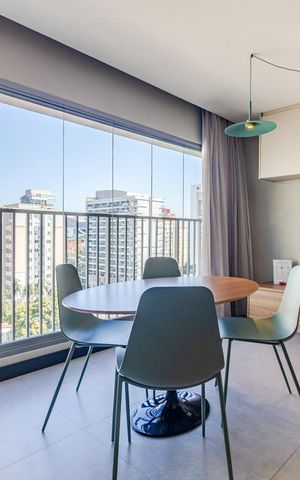 Apartamento à venda com 45m², 1 quarto e 1 vagaStudio