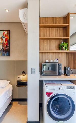 Apartamento à venda com 45m², 1 quarto e 1 vagaStudio
