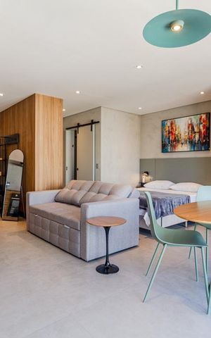 Apartamento à venda com 45m², 1 quarto e 1 vagaStudio