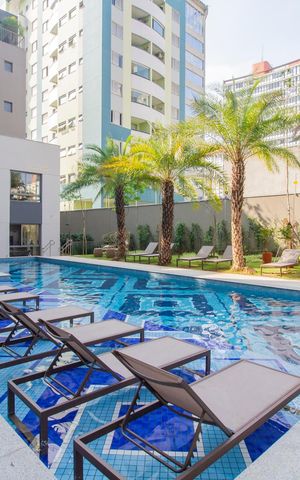 Apartamento à venda com 45m², 1 quarto e 1 vagaÁrea comum - Piscina