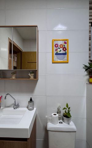 Apartamento para alugar com 55m², 2 quartos e sem vaga Apartamento para alugar com 55m², 2 quartos e sem vagaBanheiro