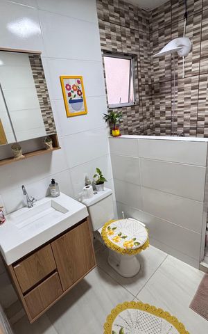 Apartamento para alugar com 55m², 2 quartos e sem vaga Apartamento para alugar com 55m², 2 quartos e sem vagaBanheiro