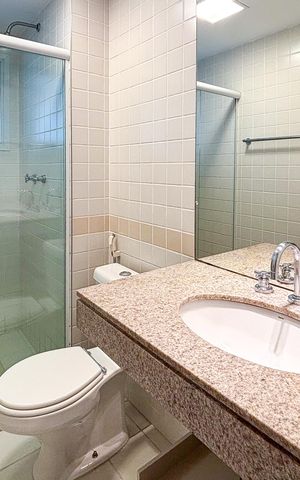 Apartamento para alugar com 48m², 1 quarto e 1 vagaBanheiro da Suíte