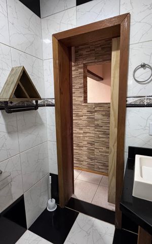 Casa à venda com 150m², 3 quartos e 2 vagasBanheiro 2