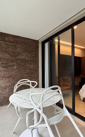 Studio à venda com 32m², 1 quarto e sem vaga Studio à venda com 32m², 1 quarto e sem vagaVaranda