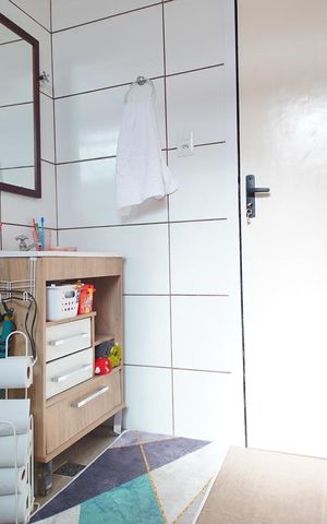 Apartamento à venda com 77m², 3 quartos e 1 vagaBanheiro Social
