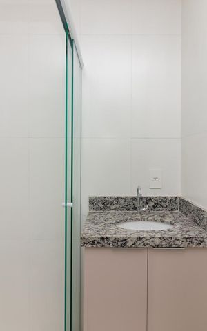Apartamento à venda com 29m², 1 quarto e sem vagaBanheiro da Suíte