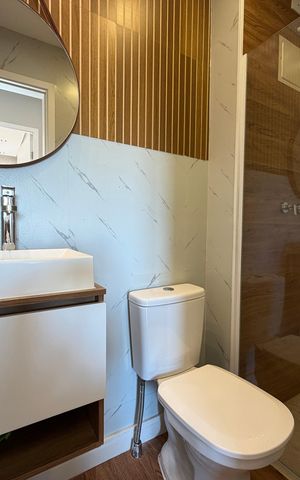 Apartamento à venda com 58m², 2 quartos e 2 vagasBanheiro Social