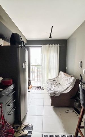 Apartamento para alugar com 27m², 1 quarto e sem vaga Apartamento para alugar com 27m², 1 quarto e sem vagaCozinha e Área de Serviço