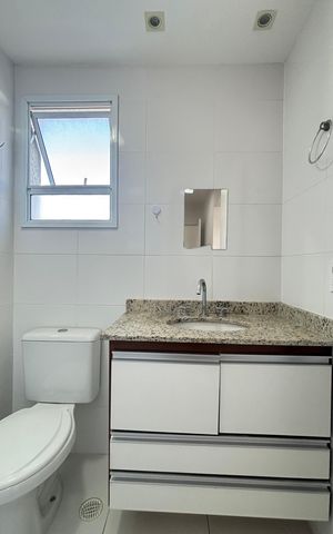 Apartamento à venda com 75m², 3 quartos e 2 vagasBanheiro da Suíte