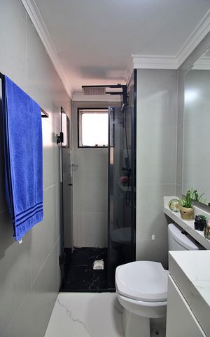 Apartamento à venda com 60m², 2 quartos e 1 vagaBanheiro Social