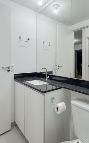 Studio à venda com 33m², 1 quarto e sem vaga Studio à venda com 33m², 1 quarto e sem vagaBanheiro