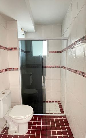 Apartamento para alugar com 61m², 2 quartos e 1 vaga Apartamento para alugar com 61m², 2 quartos e 1 vagaBanheiro Social