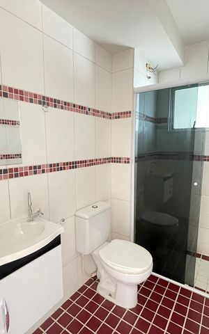 Apartamento para alugar com 61m², 2 quartos e 1 vaga Apartamento para alugar com 61m², 2 quartos e 1 vagaBanheiro Social