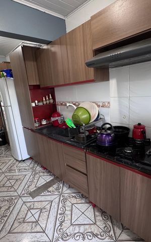 Casa à venda com 78m², 2 quartos e 2 vagas Casa à venda com 78m², 2 quartos e 2 vagasCozinha