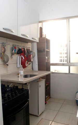 Apartamento à venda com 31m², 1 quarto e sem vagaCozinha e Área de Serviço