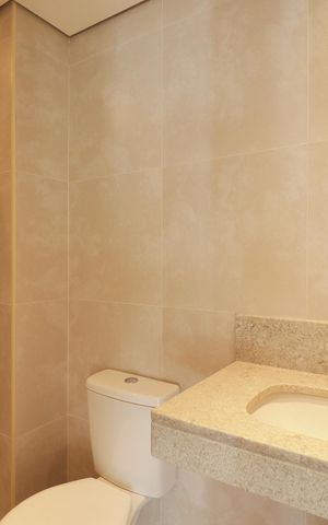 Apartamento à venda com 47m², 2 quartos e 1 vaga Apartamento à venda com 47m², 2 quartos e 1 vagaBanheiro