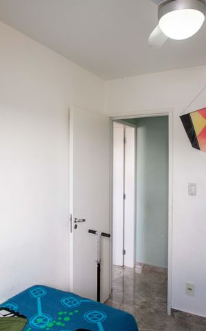Apartamento à venda com 47m², 2 quartos e 1 vagaQuarto 2
