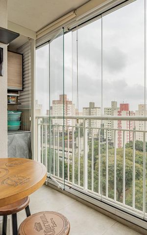 Apartamento para alugar com 53m², 2 quartos e 1 vagaVaranda gourmet