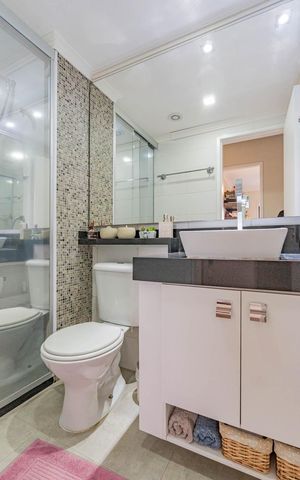 Apartamento para alugar com 53m², 2 quartos e 1 vagaBanheiro Social