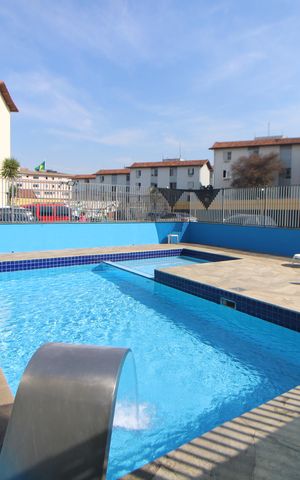 Apartamento à venda com 44m², 2 quartos e 1 vagaÁrea comum - Piscina