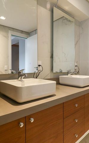 Apartamento à venda com 129m², 3 quartos e 2 vagasBanheiro da Suíte