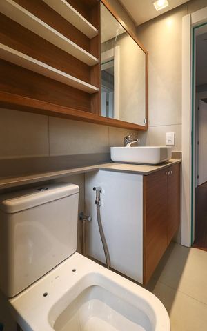 Apartamento à venda com 129m², 3 quartos e 2 vagasBanheiro Social