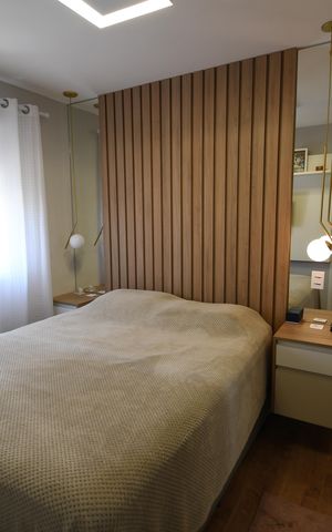 Apartamento à venda com 56m², 2 quartos e 1 vagaQuarto 2 - Suíte