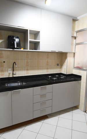 Studio à venda com 46m², 1 quarto e sem vagaCozinha