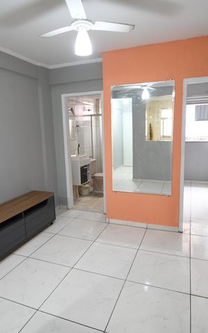 Studio à venda com 46m², 1 quarto e sem vagaSala