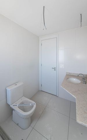 Apartamento à venda com 152m², 3 quartos e 2 vagasBanheiro da Suíte 3