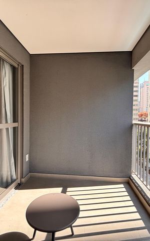 Studio à venda com 26m², 1 quarto e sem vaga Studio à venda com 26m², 1 quarto e sem vagaVaranda