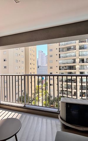 Studio à venda com 26m², 1 quarto e sem vaga Studio à venda com 26m², 1 quarto e sem vagaVaranda
