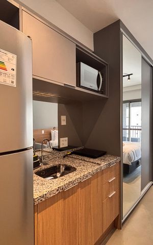 Studio à venda com 26m², 1 quarto e sem vaga Studio à venda com 26m², 1 quarto e sem vagaStudio