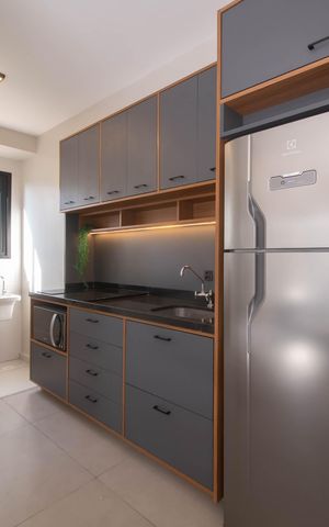 Apartamento para alugar com 39m², 2 quartos e sem vagaCozinha 