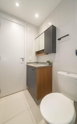 Apartamento para alugar com 39m², 2 quartos e sem vagaBanheiro