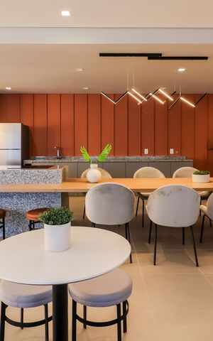 Apartamento à venda com 31m², 1 quarto e sem vaga Apartamento à venda com 31m², 1 quarto e sem vagaÁrea comum - Salão de festas