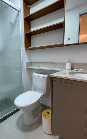 Apartamento à venda com 31m², 1 quarto e sem vaga Apartamento à venda com 31m², 1 quarto e sem vagaBanheiro