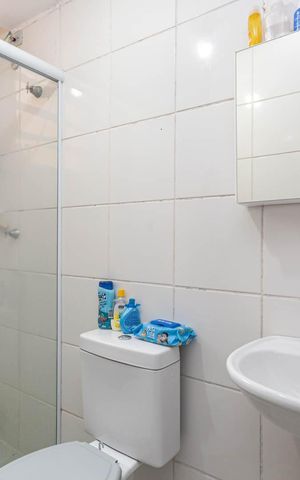 Apartamento à venda com 52m², 2 quartos e 1 vagaBanheiro