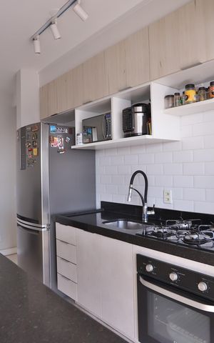 Apartamento à venda com 44m², 1 quarto e 1 vaga Apartamento à venda com 44m², 1 quarto e 1 vagaCozinha