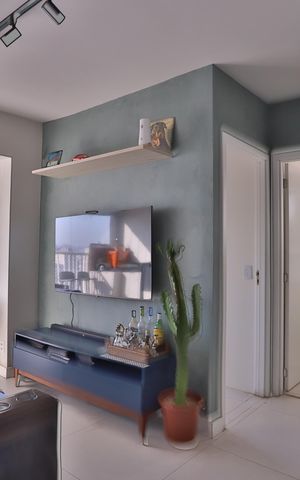 Apartamento à venda com 44m², 1 quarto e 1 vaga Apartamento à venda com 44m², 1 quarto e 1 vagaSala