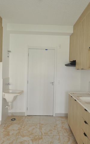 Apartamento à venda com 32m², 2 quartos e sem vagaCozinha e Área de Serviço