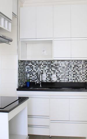 Apartamento à venda com 33m², 1 quarto e sem vagaDetalhe da cozinha