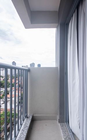 Apartamento para alugar com 24m², 1 quarto e sem vagaVaranda