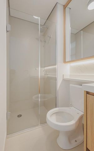 Studio à venda com 26m², 1 quarto e sem vagaBanheiro