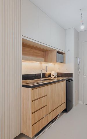 Studio à venda com 26m², 1 quarto e sem vagaCozinha