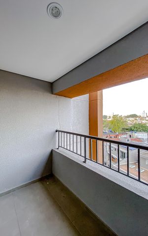 Studio à venda com 28m², 1 quarto e sem vagaVaranda